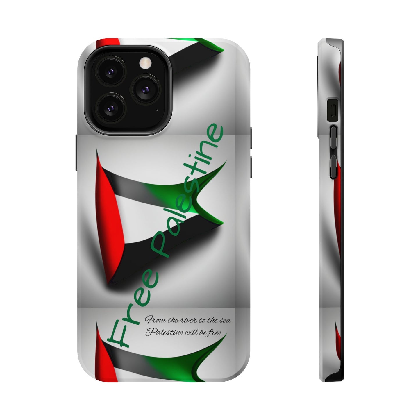 MagSafe Tough Case: Palestinian Flag & 'From the River to the Sea, Palestine Will Be Free