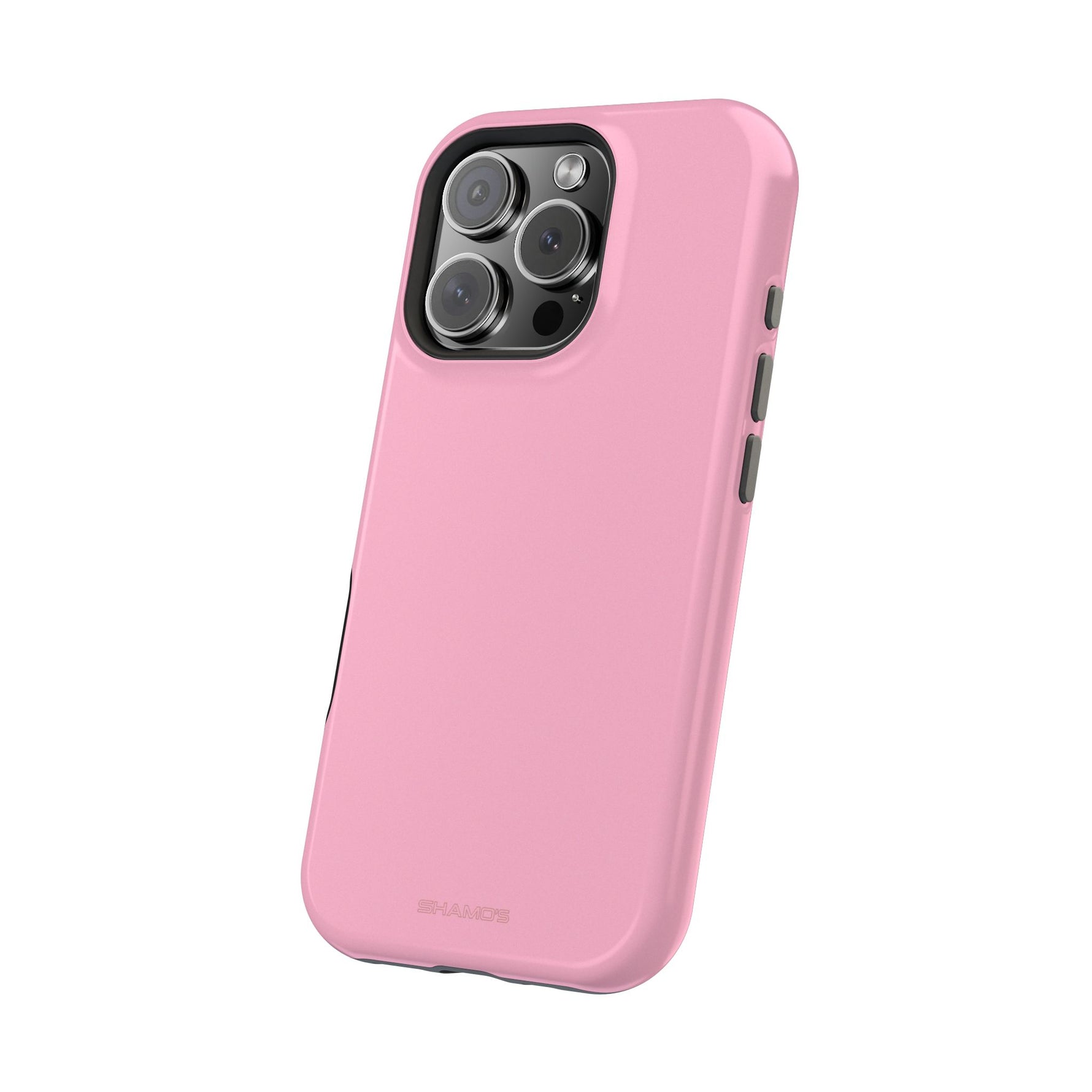 Cotton Candy Pastel Pink Impact-Resistant Phone Case | Slim Protective MagSafe-Compatible Cover