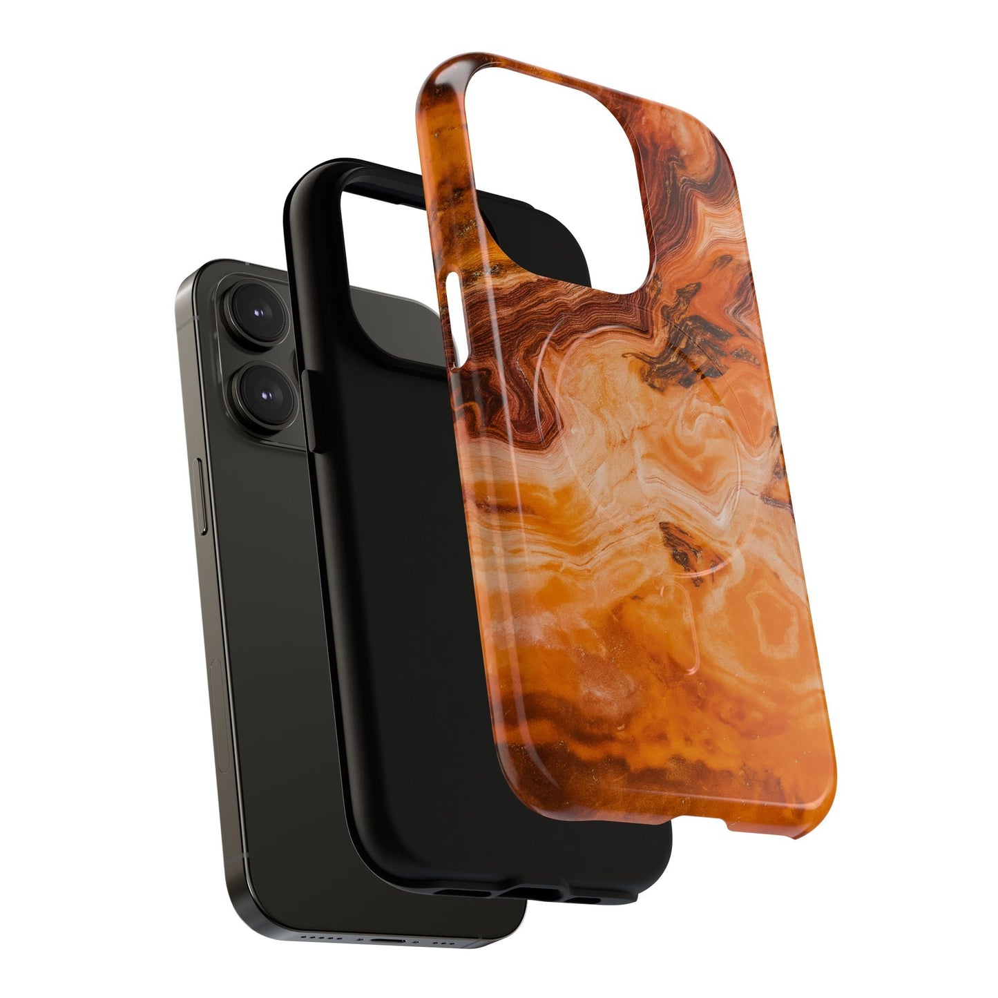 Amber Agate Marble iPhone Case — compatible with MagSafe
