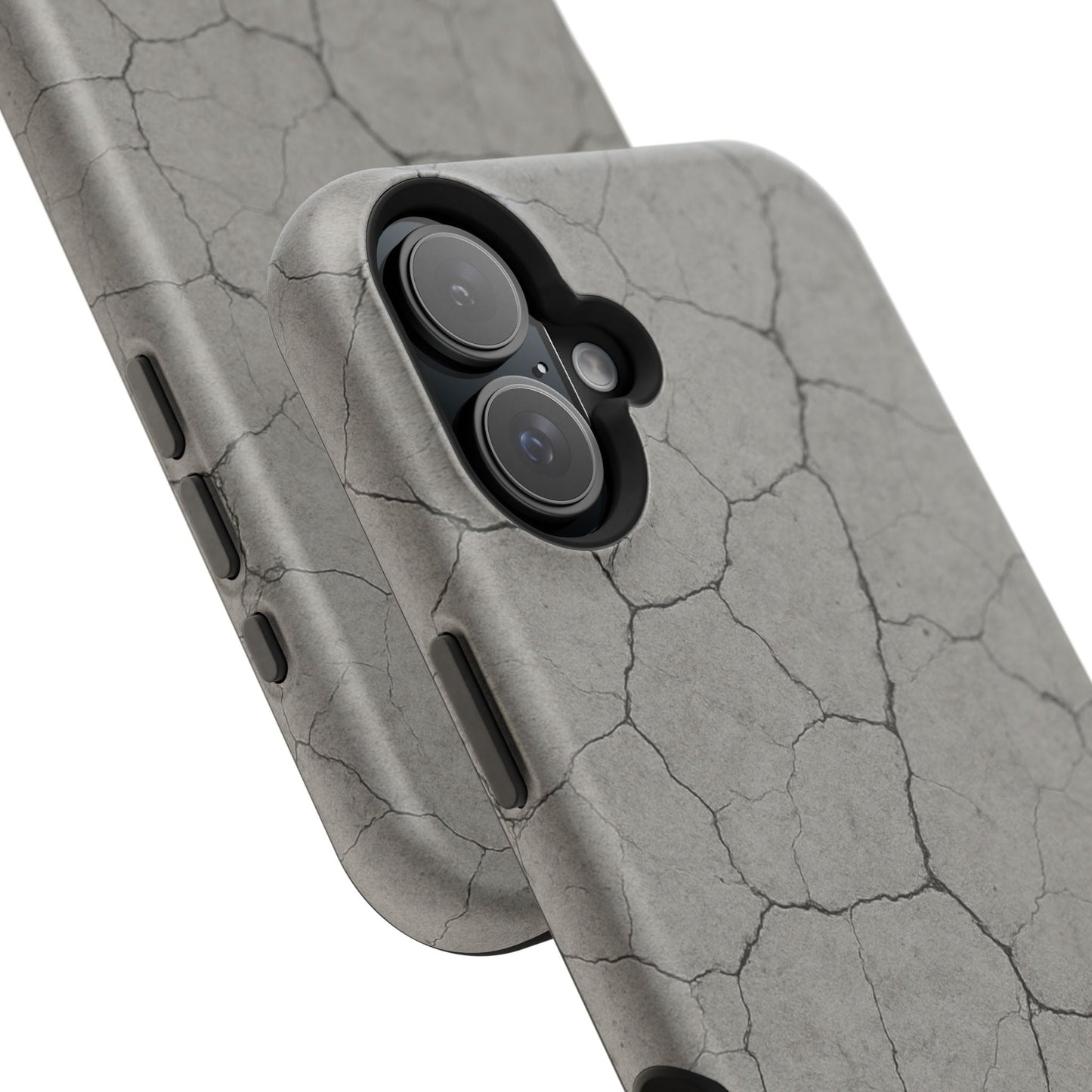 Cracked Concrete Texture iPhone Case with MagSafe compatibility  Shamo's