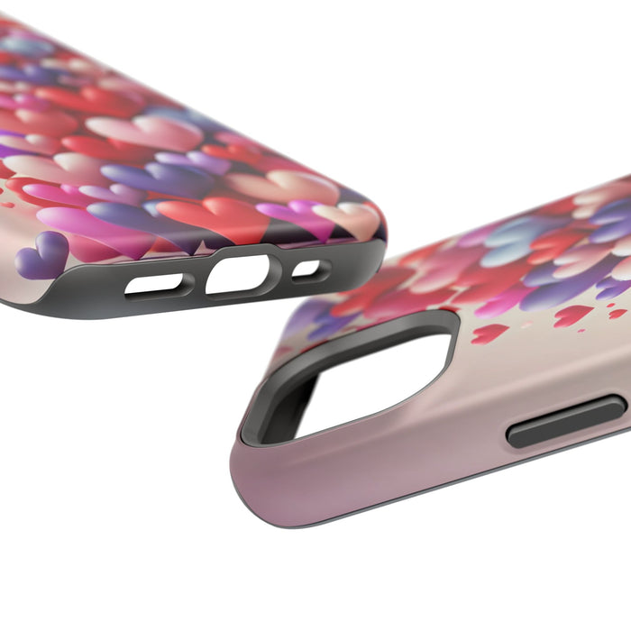 Shamo's Phone Case | MagSafe Compatible | Love Hearts Theme for iPhone 17 and more