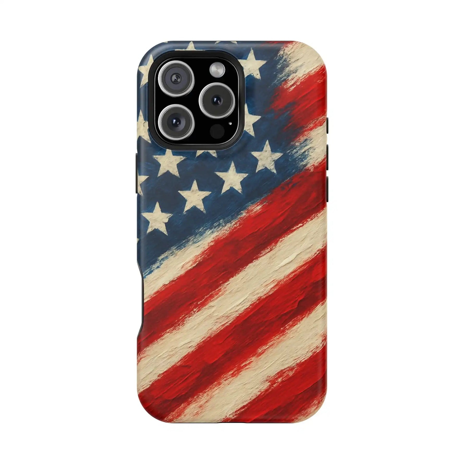 American Flag Tough Phone Case: Show Your Patriotism in Style  Shamo's iPhone 16 Pro Max / Matte