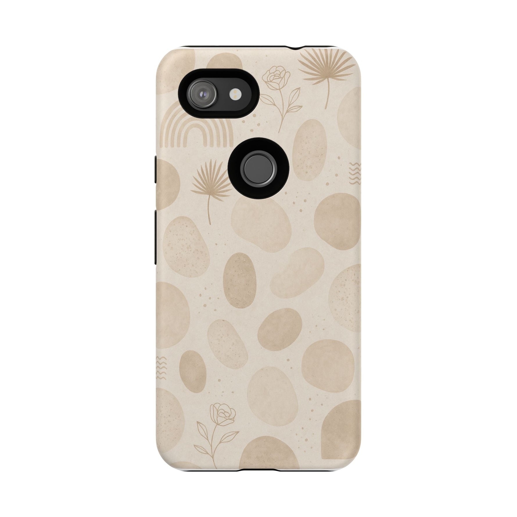 Neutral Pebble Pattern Tough iPhone Case  Shamo's Google Pixel 3a / Matte