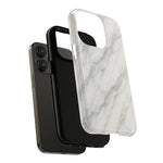 Classic White Marble iPhone Case with MagSafe  Shamo's