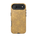 Golden Snowflake Holiday iPhone Case  Shamo's iPhone 17 Air / Glossy