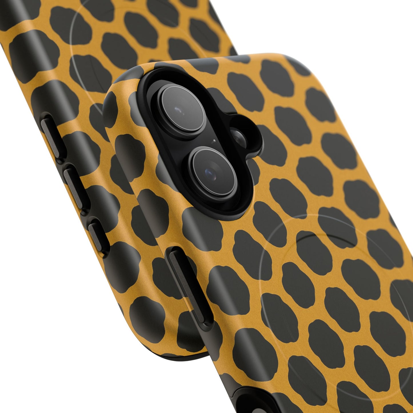 Stylish Leopard Pattern Magnetic iPhone Case | Compatible with MagSafe