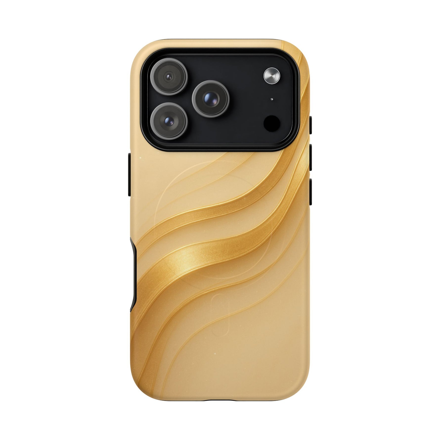 Luxury Series Golden Aura iPhone Case compatible with MagSafe - Shamo's