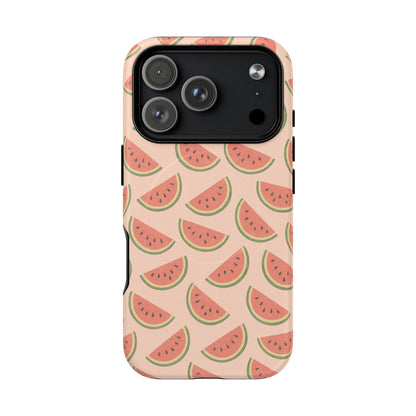 Watermelon Fruit Tough iPhone Case | Compatible with MagSafe