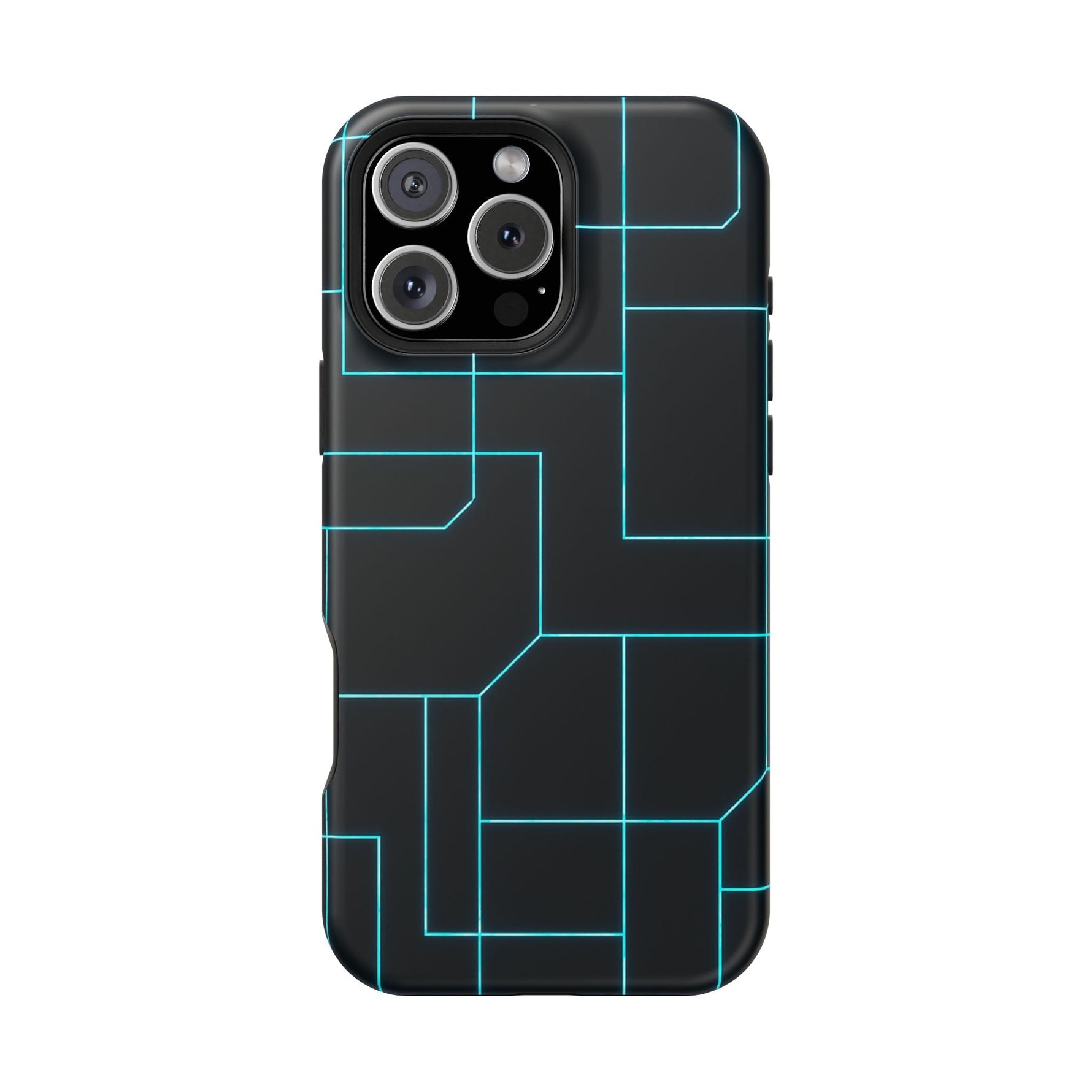 Neon Grid Magnetic Impact-Resistant iPhone Case | MagSafe compatible  Shamo's iPhone 16 Pro Max / Matte