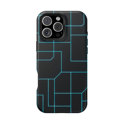 Neon Grid Magnetic Impact-Resistant iPhone Case | MagSafe compatible  Shamo's iPhone 16 Pro Max / Matte