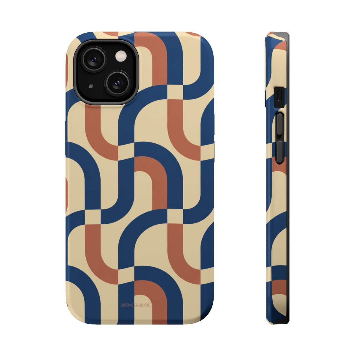 Mod Ribbon – Retro Geometric MagSafe Phone Case