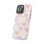Pastel Heart Love MagSafe Impact-Resistant iPhone Case