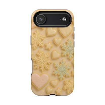 Heart & Snowflake Holiday iPhone Case — compatible with MagSafe - Shamo's