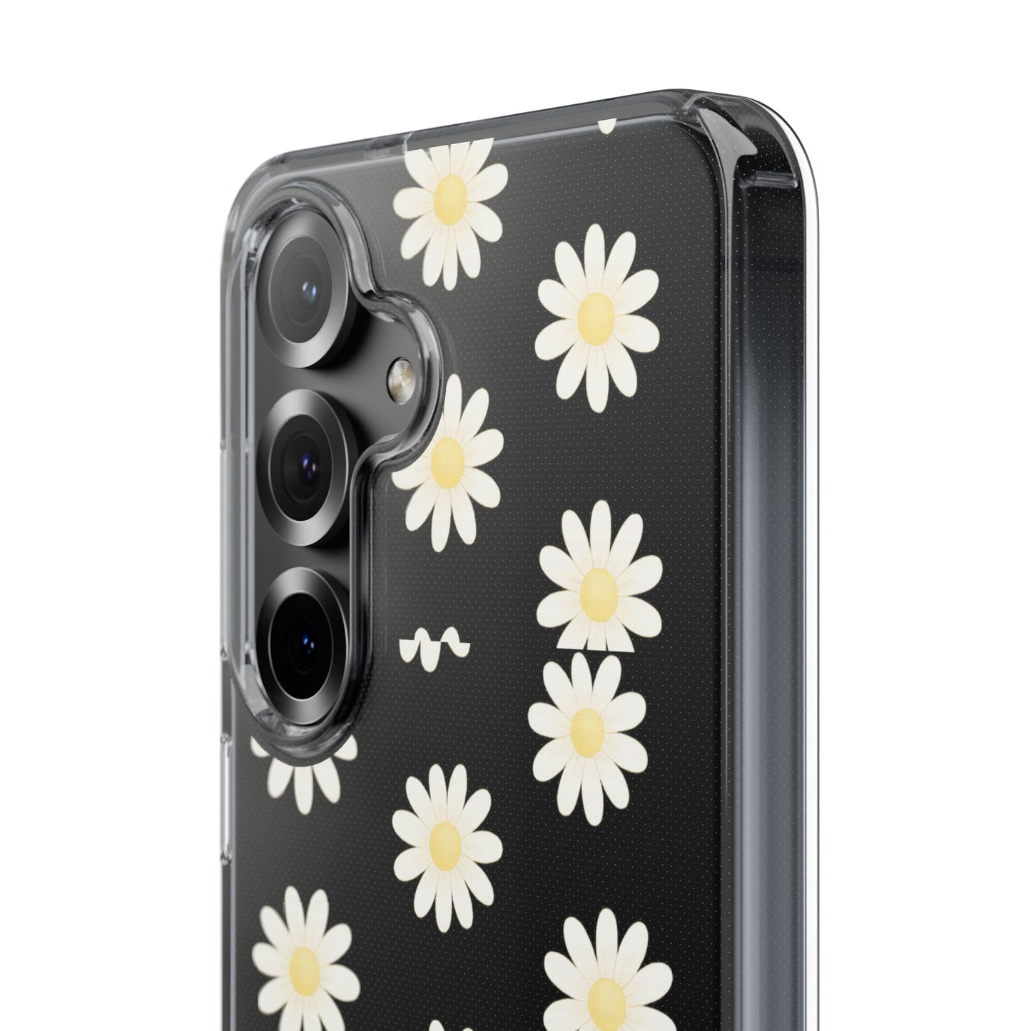Daisy Floral Clear iPhone Case