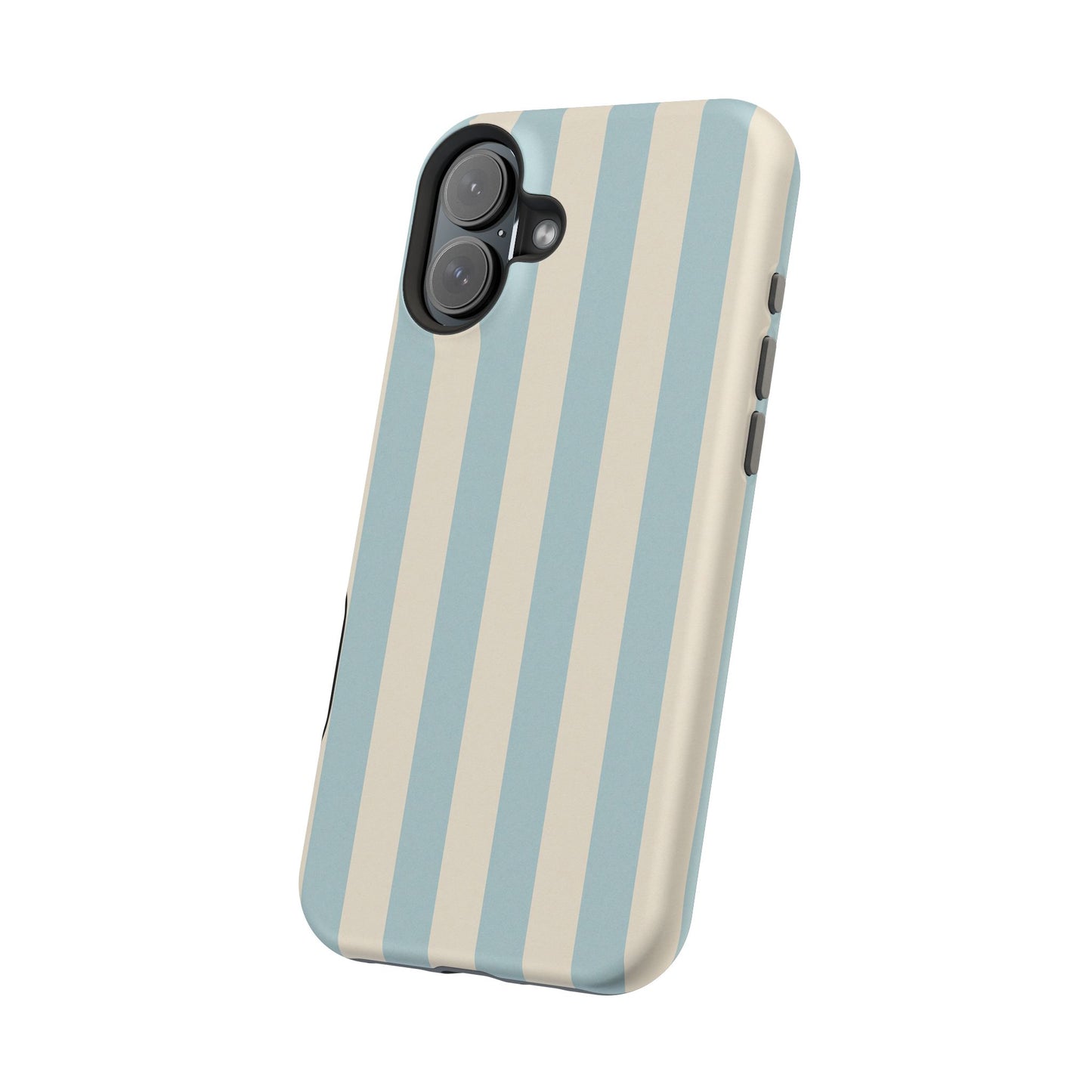 Blue Strips Pattern iPhone Case Compatible with MagSafe