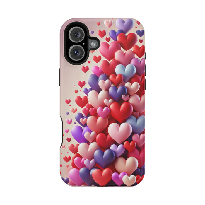 Shamo's Phone Case | MagSafe Compatible | Love Hearts Theme for iPhone 17 and more