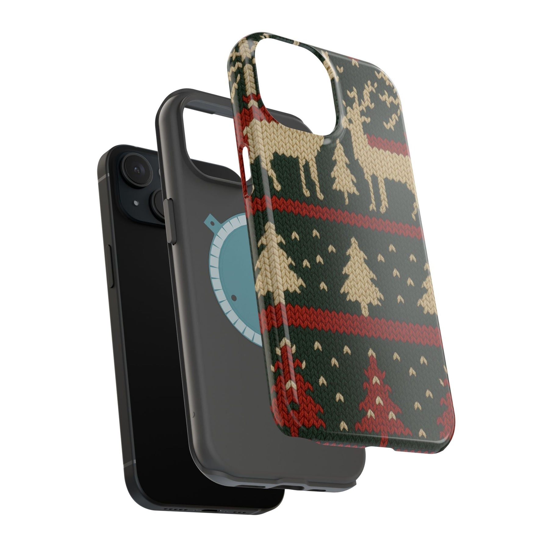 Holiday Reindeer Knit iPhone Case | compatible with MagSafe  Shamo's