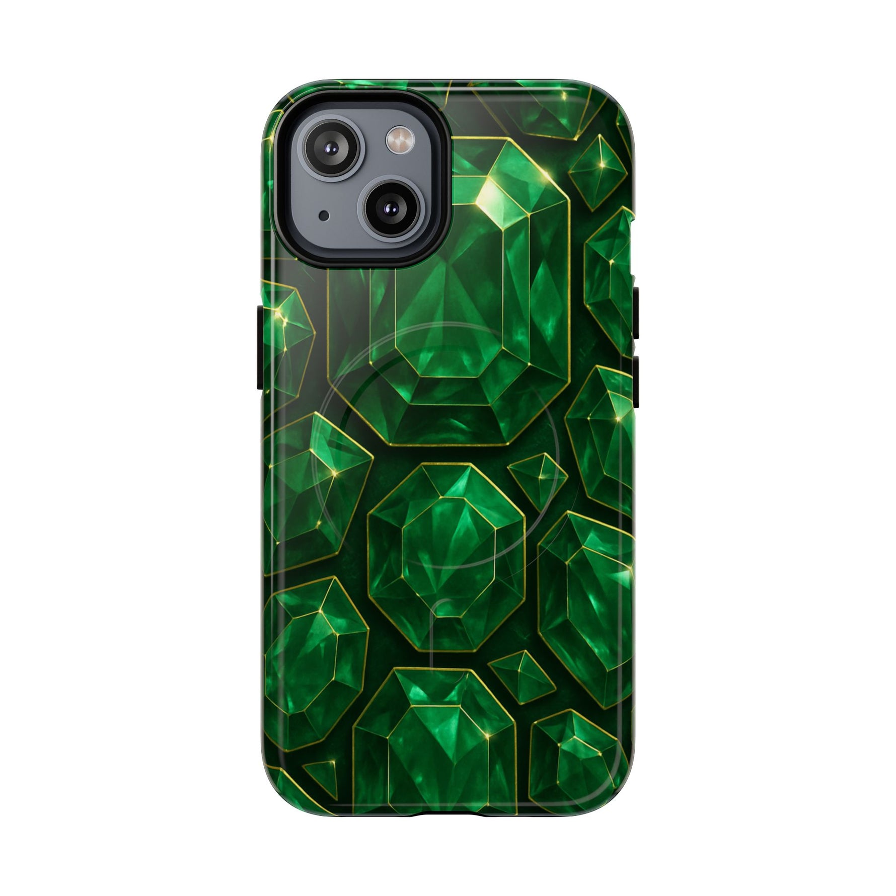 Luxury Series Emerald Gem iPhone Case with MagSafe - Shamo's