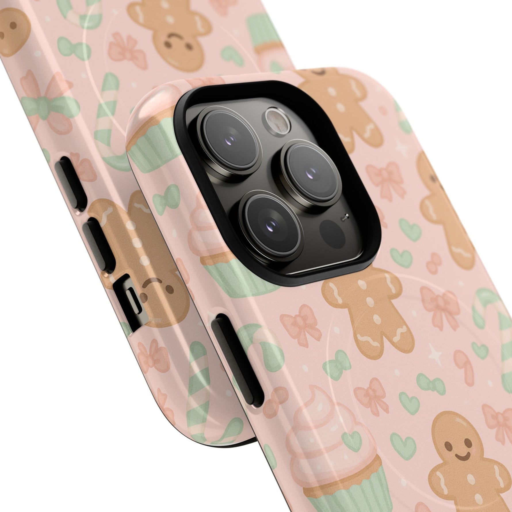 Gingerbread Candy Holiday Tough iPhone Case | compatible with MagSafe  Shamo's