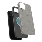 Cracked Concrete Texture iPhone Case with MagSafe compatibility  Shamo's