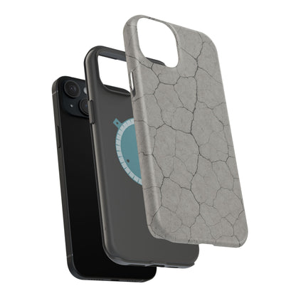 Cracked Concrete Texture iPhone Case with MagSafe compatibility  Shamo's