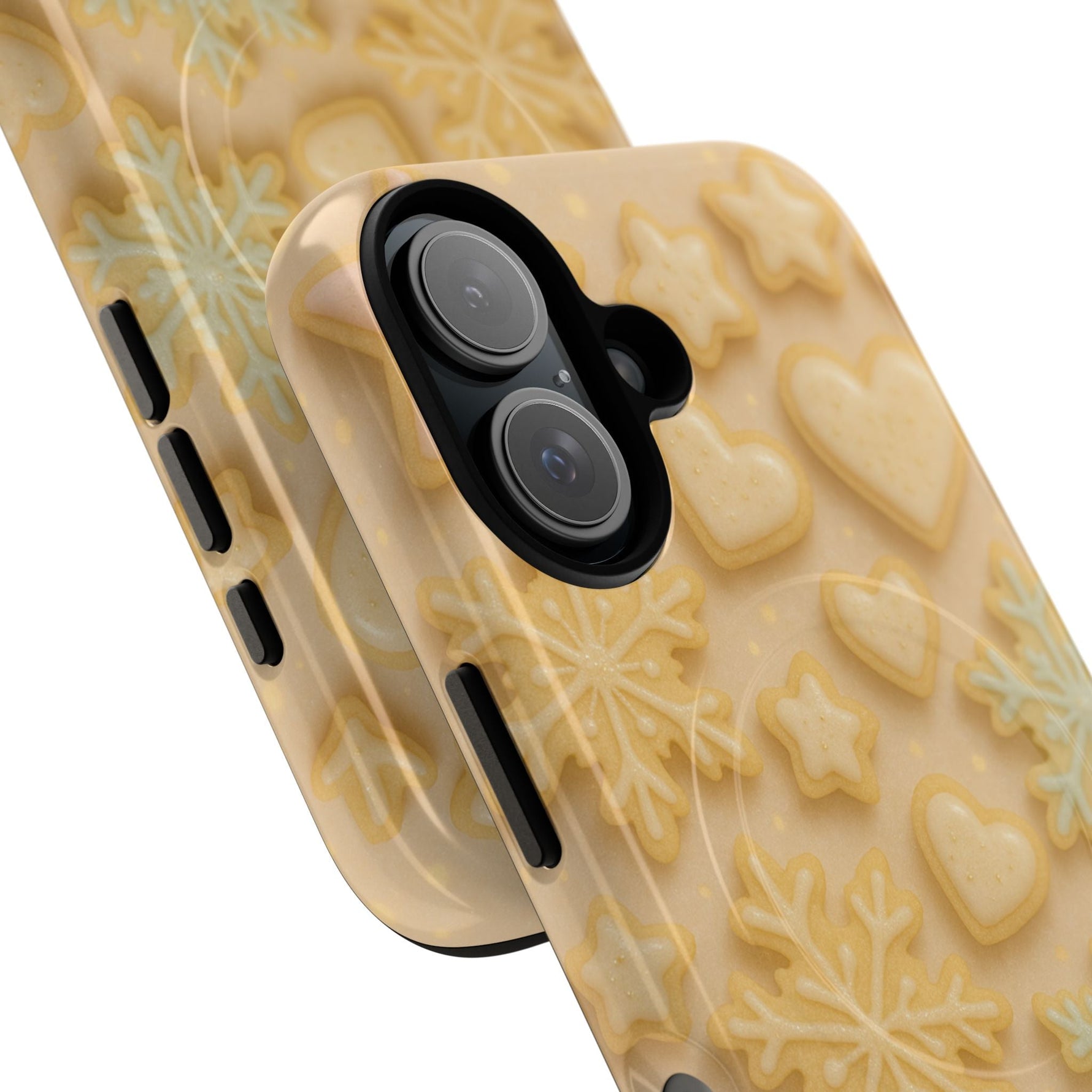 Heart & Snowflake Holiday iPhone Case — compatible with MagSafe  Shamo's