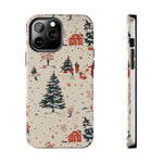 Winter Village Holiday Tough iPhone Case — Vintage Holidays & Snow Scene  Shamo's iPhone 13 Pro Max