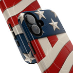 Patriotic iPhone Cases - MagSafe Tough American Flag Design - Shamo's