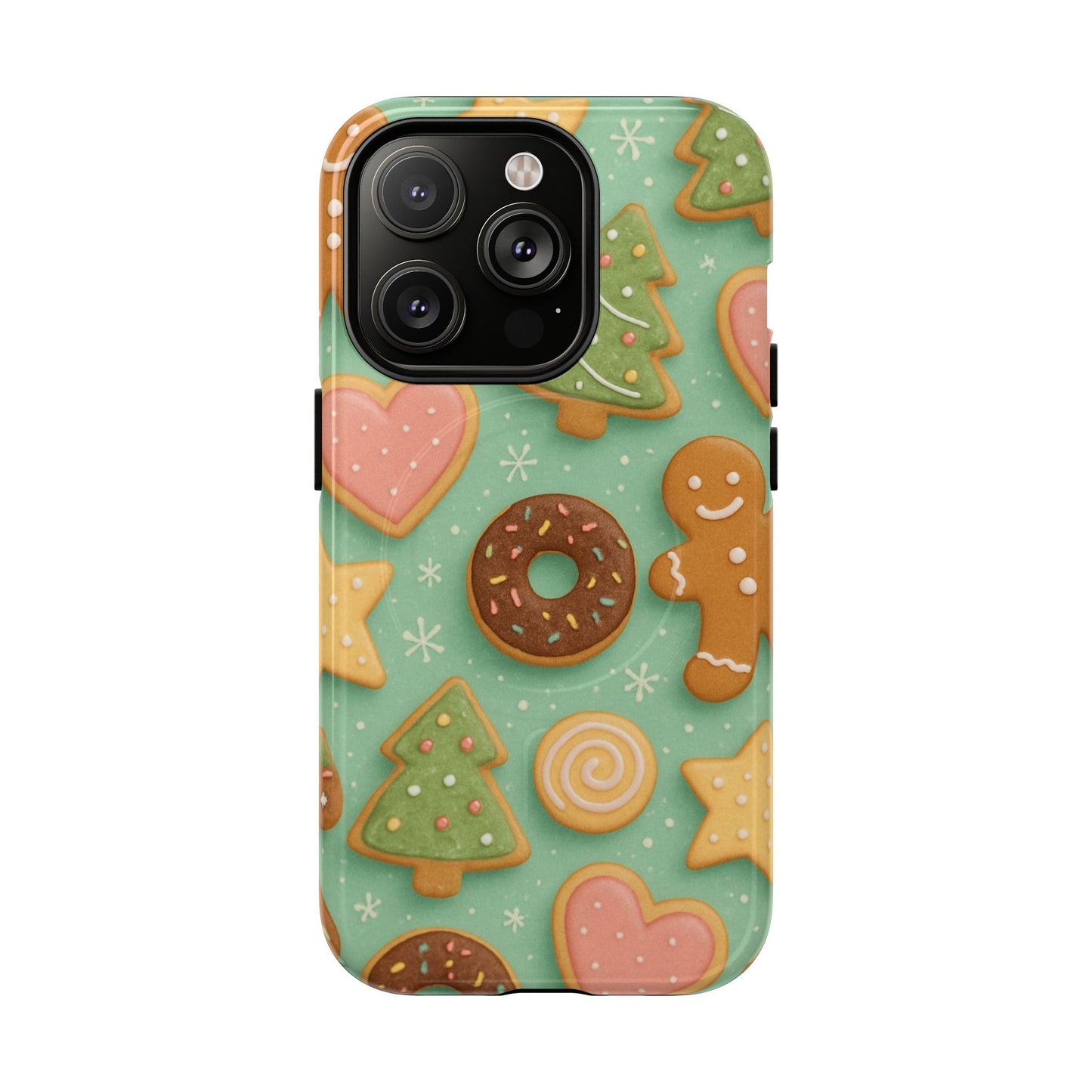 Holiday Cookie Pattern iPhone Case — MagSafe compatible - Shamo's