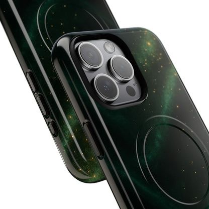 Luxury Series Emerald Galaxy iPhone Case with MagSafe - Shamo's