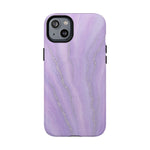 Lavender Marble iPhone Case with MagSafe - Shamo's