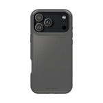 Charcoal Ink Black Solid Color Impact-Resistant iPhone Case | Slim Shockproof Magsafe-Compatible