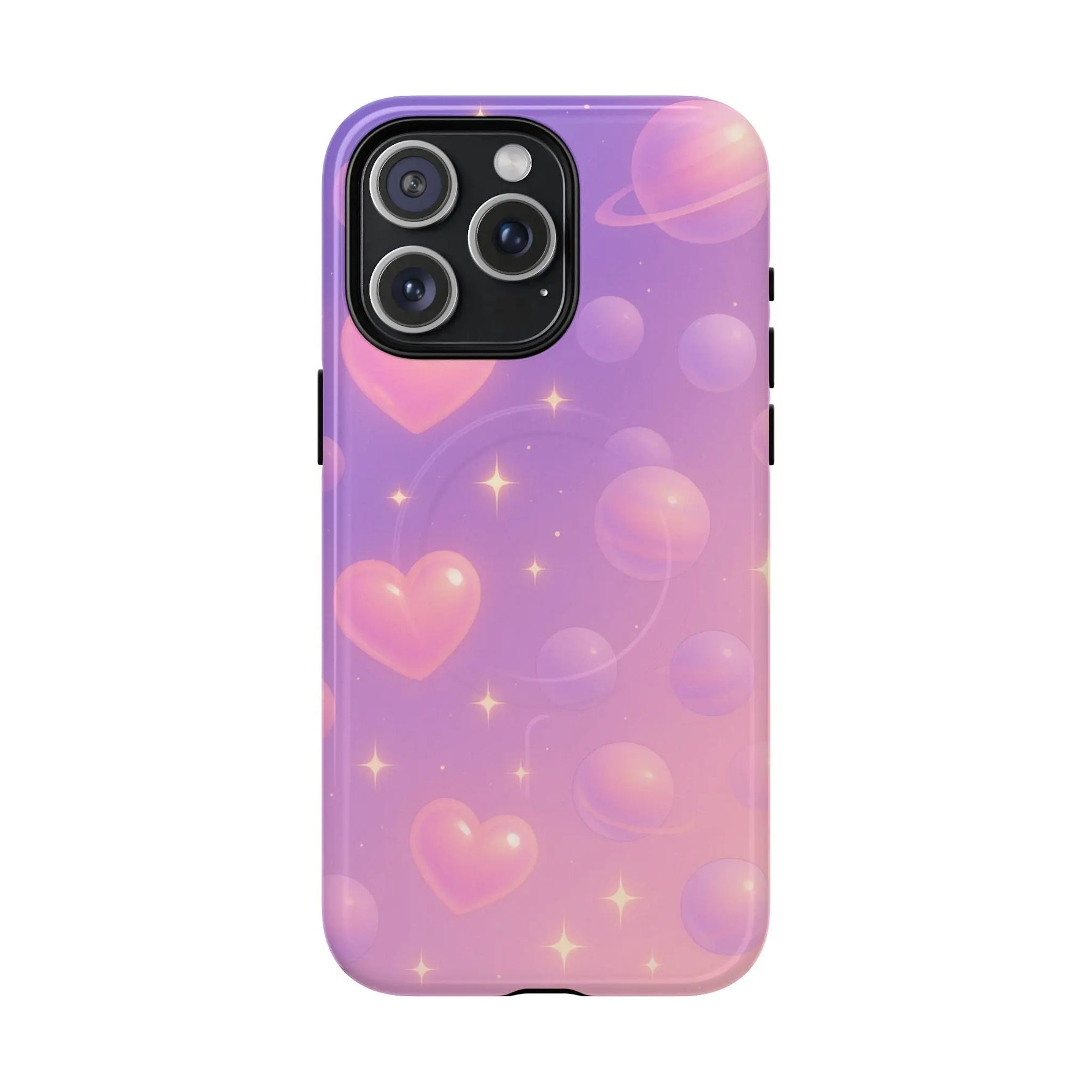 Galactic Hearts iPhone Case with MagSafe - Shamo's