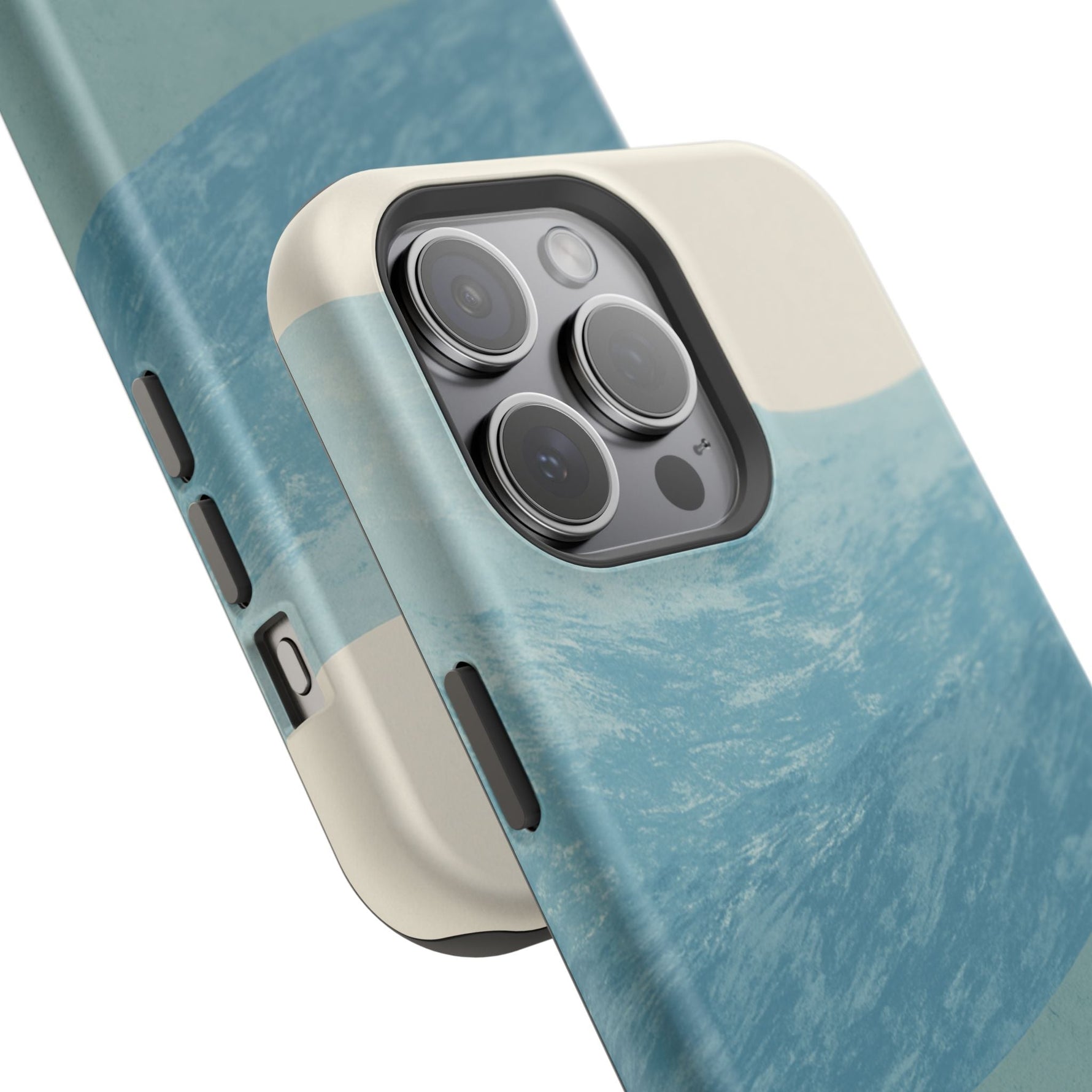 “Calm Over Chaos” Abstract Ocean Wave iPhone Case | MagSafe Compatible  Shamo's