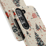 Winter Village Holiday Tough iPhone Case — Vintage Holidays & Snow Scene  Shamo's