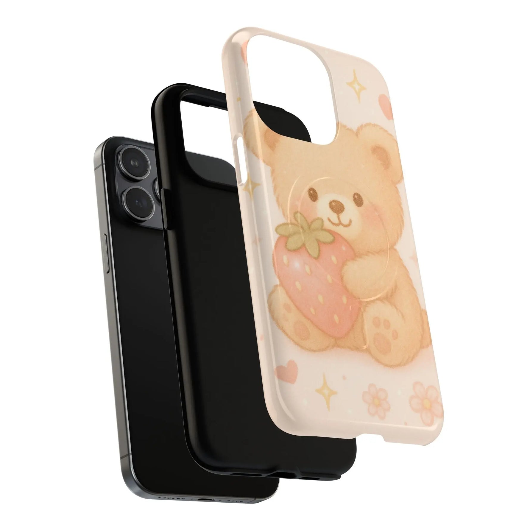 Strawberry Teddy iPhone Case with MagSafe - Shamo's