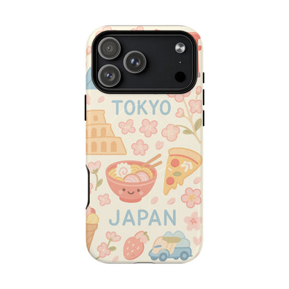 Tokyo Travel iPhone Case - Cute Japan Design | MagSafe