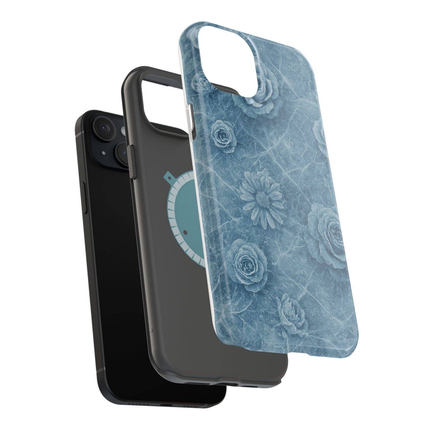 Frozen Flower Impact-Resistant iPhone Case — MagSafe Compatible  Shamo's