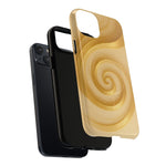 Luxury Series Swirl Gold iPhone Case compatible with MagSafe  Shamo's