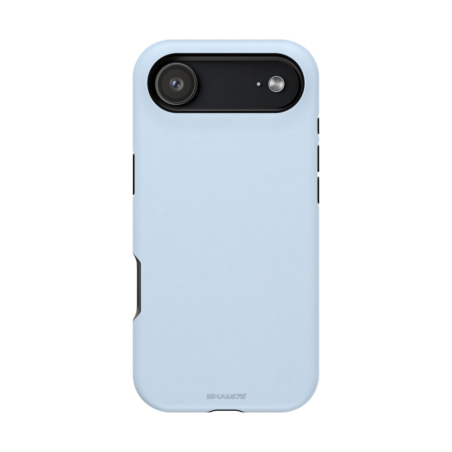 Cloud Blue Solid Color MagSafe Compatible Impact-Resistant iPhone Case