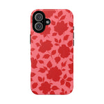 Red Floral Love iPhone Case (MagSafe compatible)  Shamo's iPhone 16 Plus / Matte