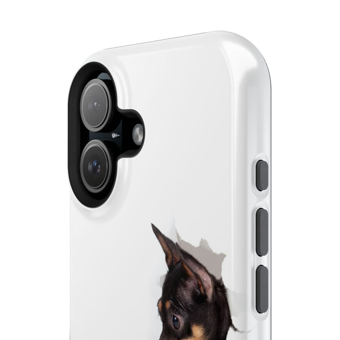 Impact-Resistant Cases with a cat and a dog