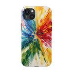 Vibrant Abstract Paint Explosion Impact Phone Case  Shamo's iPhone 15 Plus