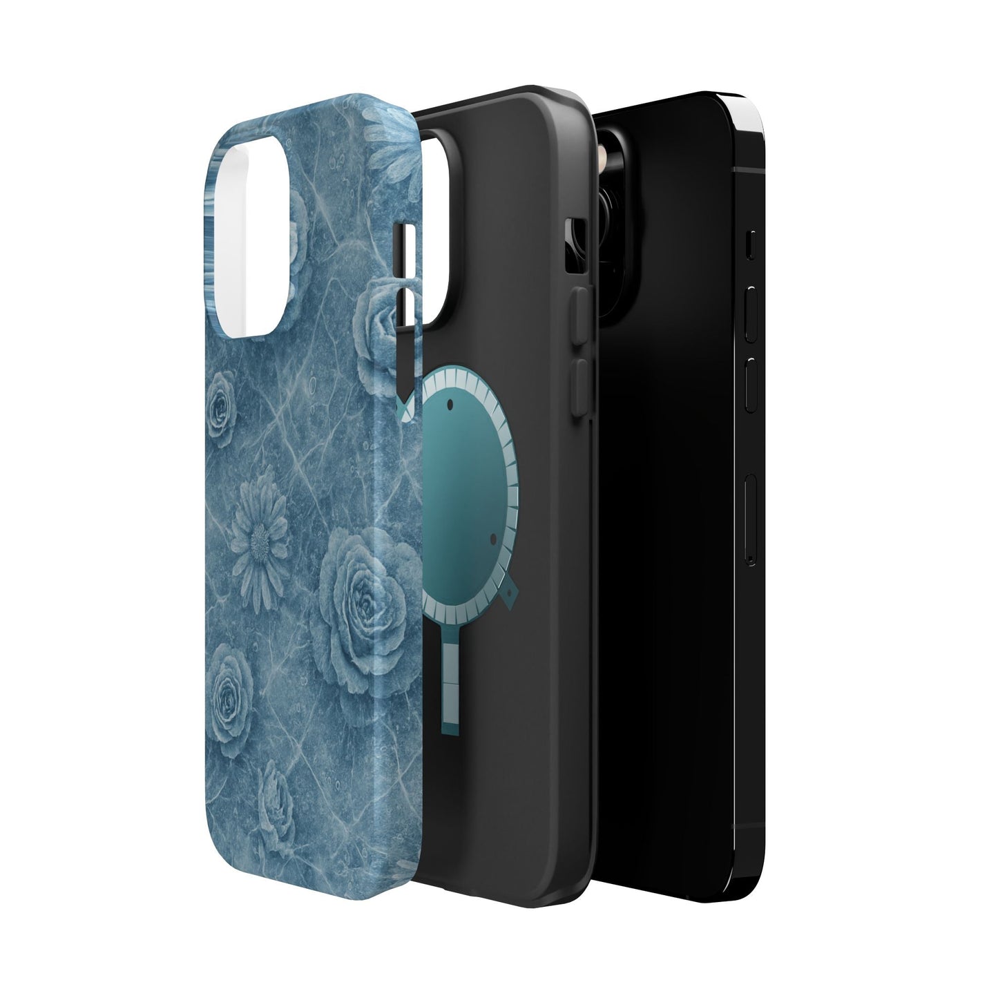 Frozen Flower Impact-Resistant iPhone Case — MagSafe Compatible  Shamo's