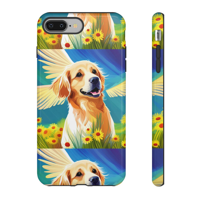 Tough Cases Golden Retriever with Wings Phone case