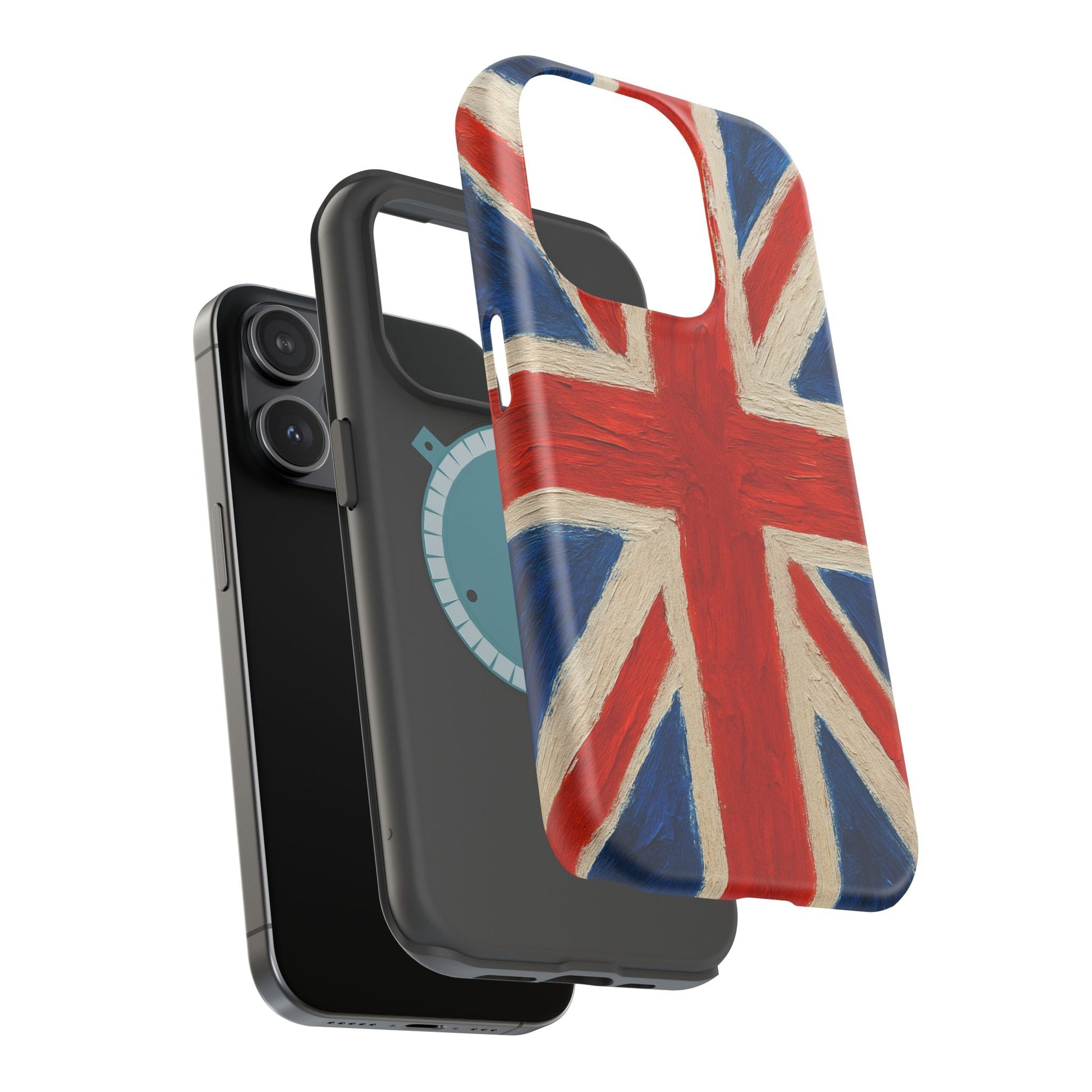 MagSafe Tough iPhone Case — UK Flag Magnetic Impact-Resistant Design  Shamo's
