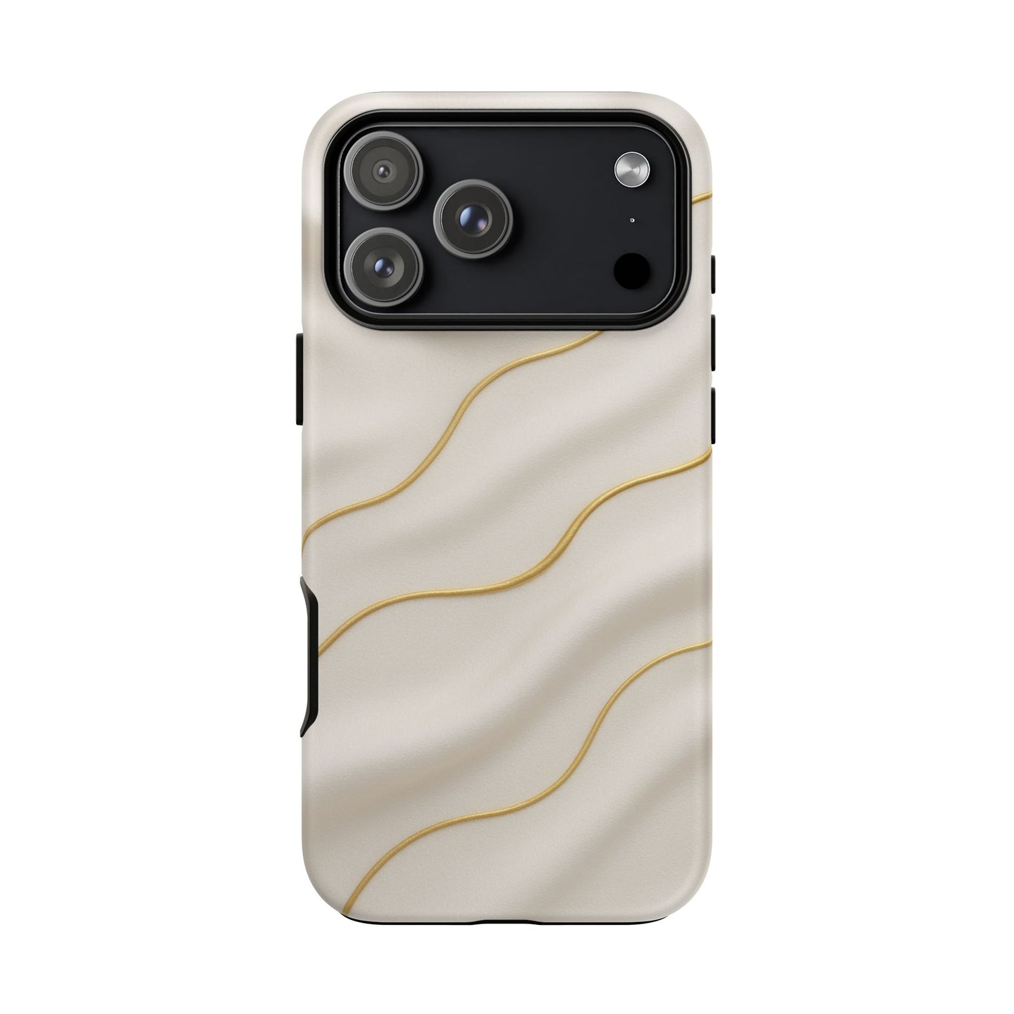 Elegant Gold Wave Tough iPhone Case