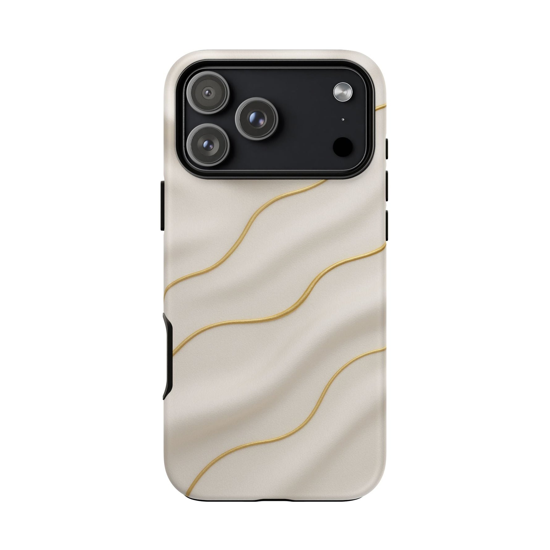 Elegant Gold Wave Tough iPhone Case  Shamo's iPhone 17 Pro Max / Matte