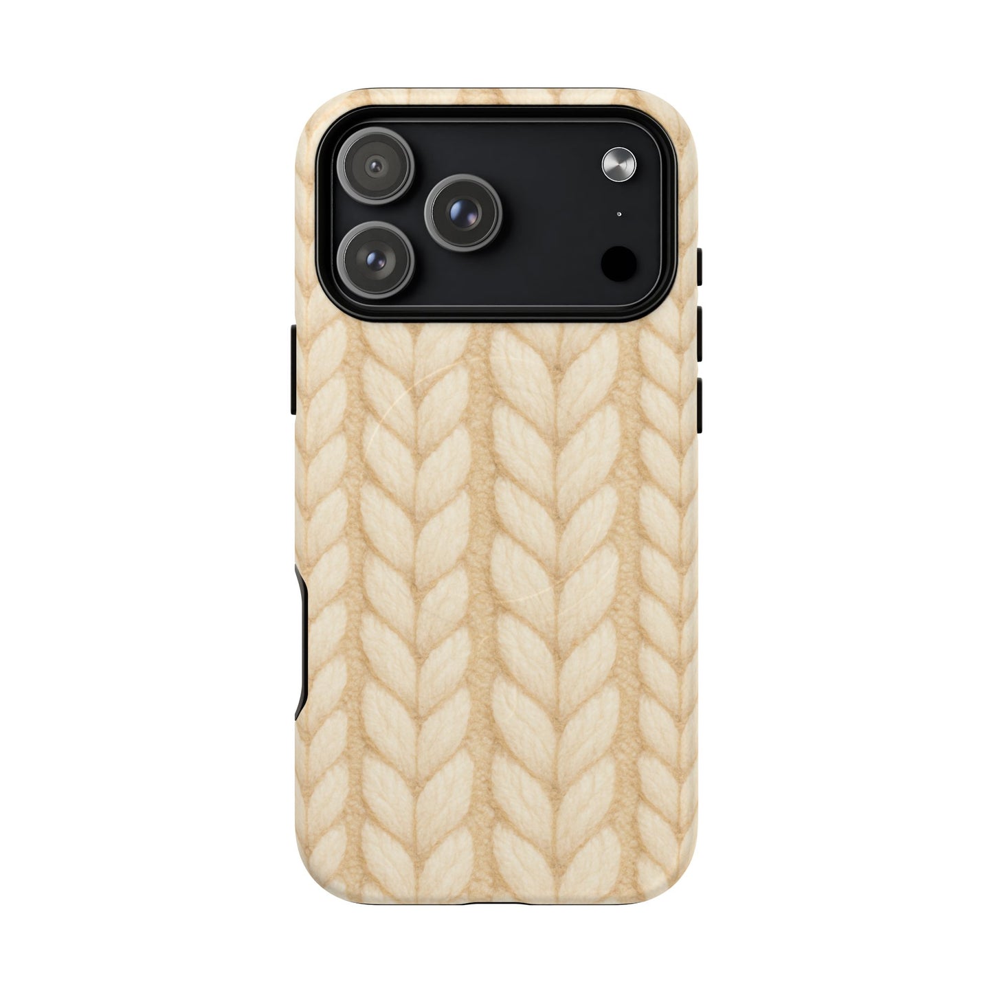 Cozy Knitted Texture Tough iPhone Case | MagSafe