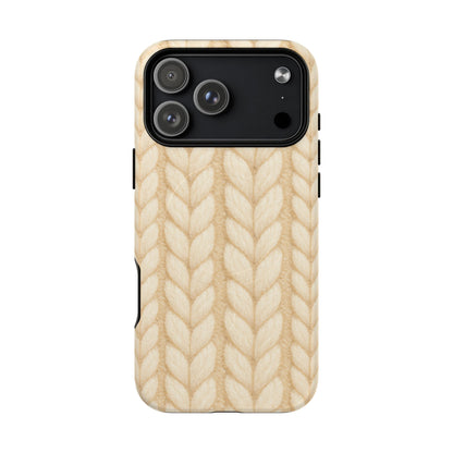 Cozy Knitted Texture Tough iPhone Case | MagSafe
